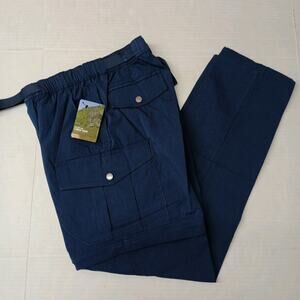 Ozark Trail Zip Off Convert Cargo Pants Mens Size 36x30 Blue
